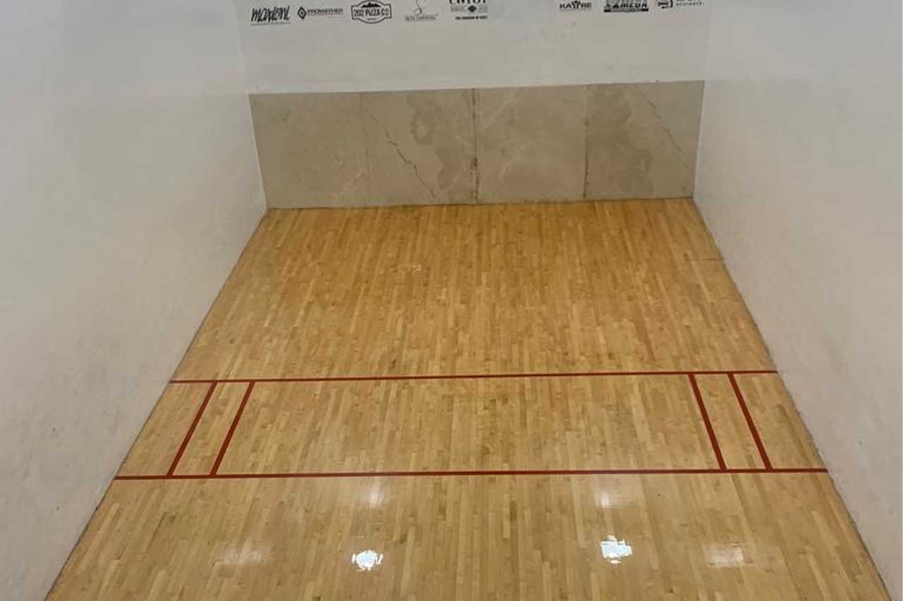 Piso de cancha de squash